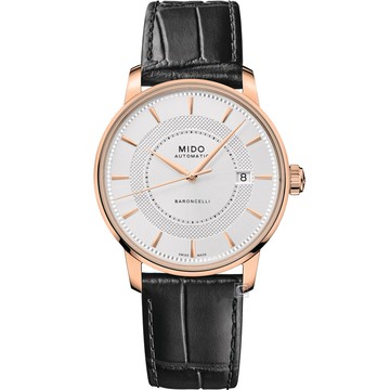 MIDO 美度  Baroncelli Signature 永恆系列經典機械男錶(M0374073603101)40mm