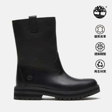 Timberland 女款黑色Britton Drive套穿式休閒靴|A2R5XW02