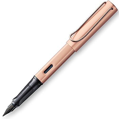 LAMY ラミー 万年筆 F 細字 ルクス ローズゴールド L76-F 両用式 正規輸入品