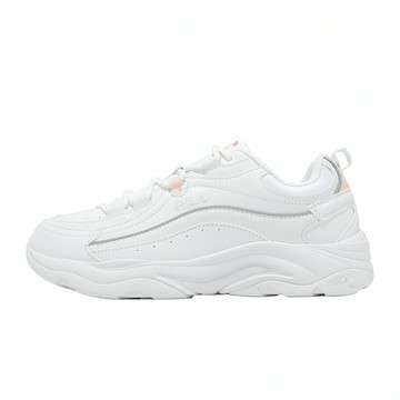 Fila 休閒鞋 Ray Wave 男鞋 女鞋 白 粉 厚底 增高 老爹鞋 斐樂 4C602Z155