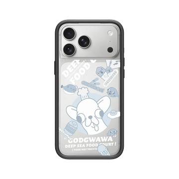 iPhone 17 Pro Max Mod NX -邊框背蓋組合 (相機按鈕) 黑 - Godgwawa 變種吉娃娃 - 吉藍海域