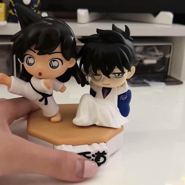 【現貨速發】肯德基毛利蘭正義之踢玩偶 名偵探柯南聯名周邊玩具 肯德基聯名公仔擺件玩具