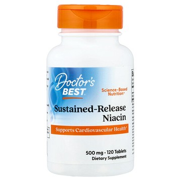 Doctor's Best, 含 niaXtend® 的緩釋煙酸，500 毫克，120 片