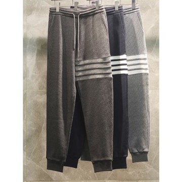 滅世！25ss高端春秋新款四杠華夫格tb衛褲男女休閑tb運動褲長褲潮