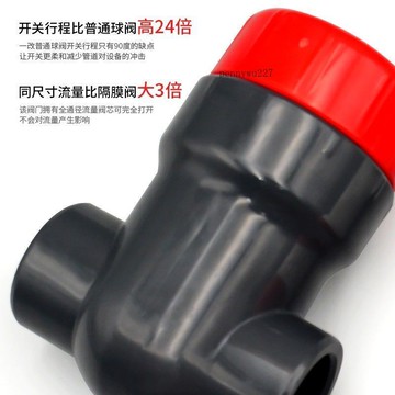 【五金 熱銷】天雁微調閥靜音精準微調閥PVC閘閥魚缸閥門下水魚缸閥門調節器 優選