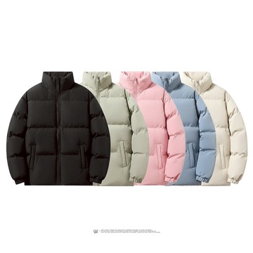 【AMERO】男裝 女裝 立領麵包外套 素面 情侶裝