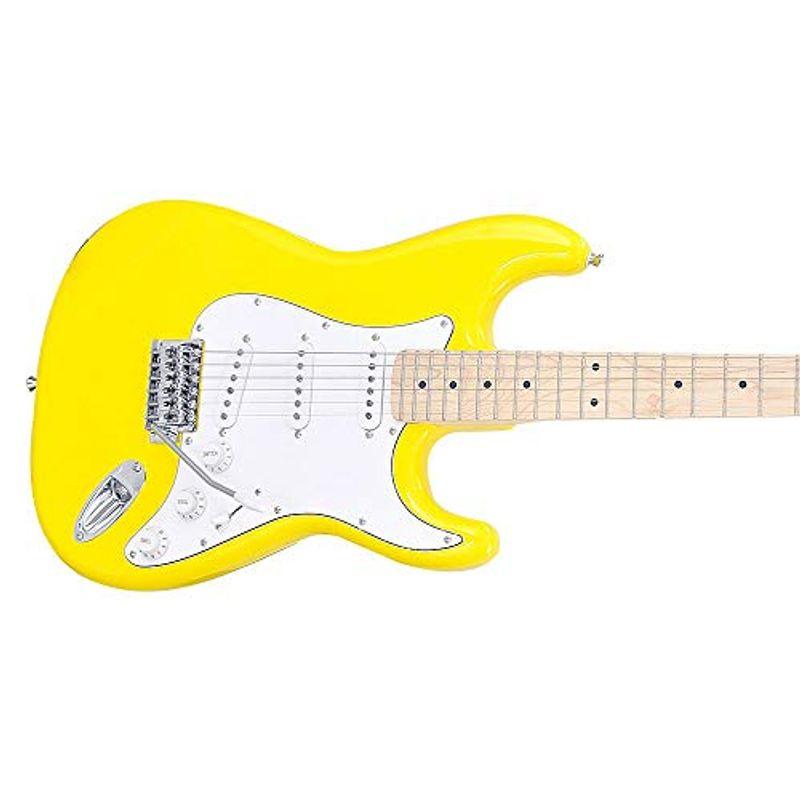 PLAYTECH (プレイテック) エレキギター ST250 Maple Yellow