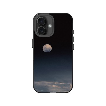 iPhone 16 Clear (相機按鈕) 酷墨灰 - NASA - 月光與大氣層