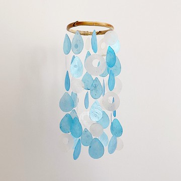 DIY套件|荷蘭噴泉-雨滴甜甜圈-藍色|殼牌風鈴手機| #0-422