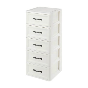 KEYWAY 聯府 白橡木收納櫃  白色  42cm  5層