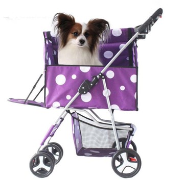 寵物推車 寵物推車狗推車折疊泰迪中小型四輪輕便結實分體式可拆卸一鍵收車mks  瑪麗蘇