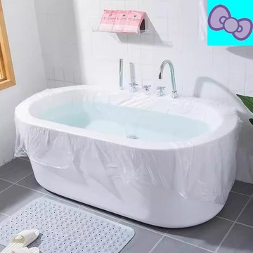 一次性泡澡袋 浴缸套 洗澡袋 泡湯袋 浴缸袋 泡澡套 浴缸罩 浴缸膜 浴缸罩 拋棄式泡澡袋 旅遊必備 泡澡浴袋 泡澡神器