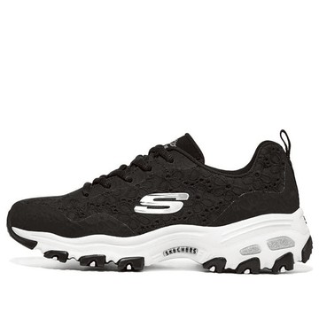 (WMNS) Skechers DLites 1.0 'Black White'