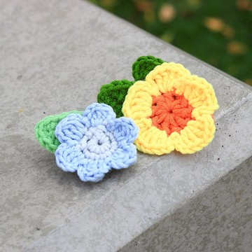 【影片教學+材料包】兩款花兒及葉子 (可做8朵花)