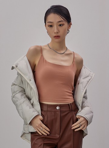 舒適U領美背發熱BRA背心上衣