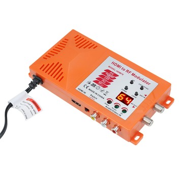電視/AV 到 RF 調製器同軸 UHF 轉換器適配器,帶 ANT 和通道開關,適用於遊戲筆記本電腦藍光高清數字 AV