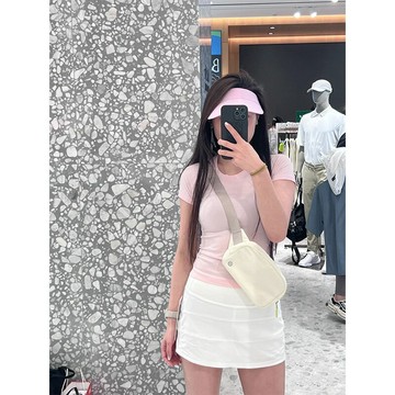 胸包 單肩包 防水包 腰包 2024新款lulu女士運動Everywhere腰包時尚斜挎包胸包健身瑜伽小包