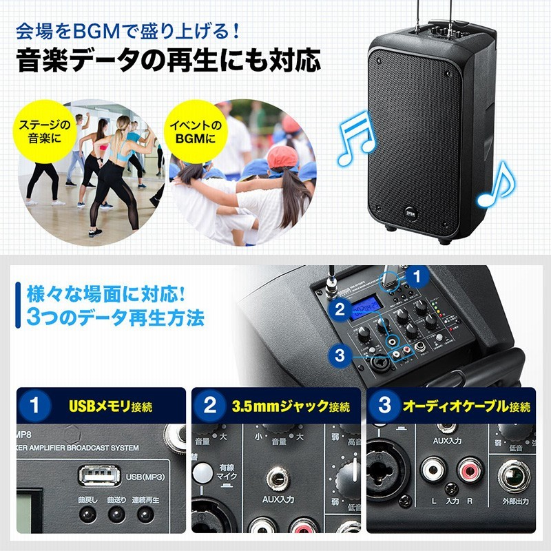ワイヤレスマイク スピーカー セット 拡声器 アンプ内蔵 通販 LINE ワイヤレスマイク スピーカー セット 拡声器 アンプ内蔵 通販 LINE