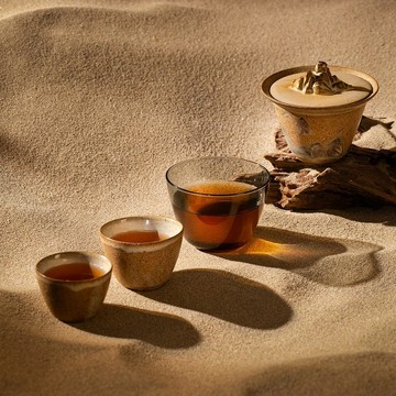 敦煌聯名旅行茶具套裝2025新款便攜式茶具旅行套裝越過山丘