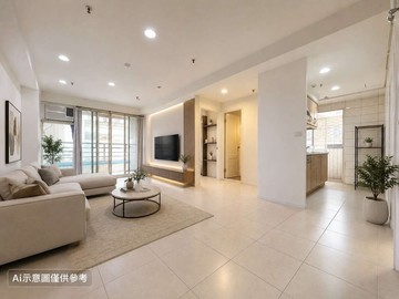 賞屋洽承辦價可談惠宇建設室內21兩房平車｜台中市北區健行路