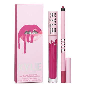 Kylie By Kylie Jenner Kylie By Kylie Jenner 啞光唇妝組合:啞光唇彩3毫升+ 唇線筆1.1克 - # 102 Extraordinary 2pcs-組合