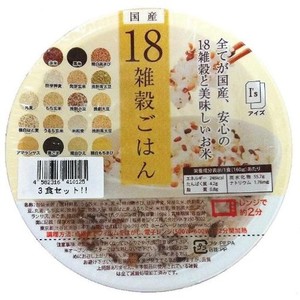 アイズ 国産18雑穀ごはん 3食セット 160G×3