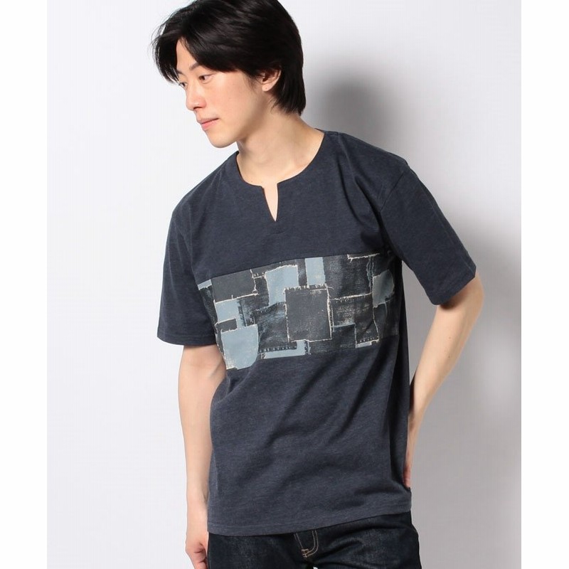 ジーンズメイト 汗染み防止 Zerostain 切替tシャツ メンズ ブルーb 通販 Lineポイント最大get Lineショッピング