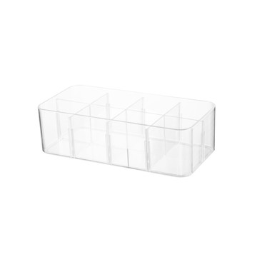 【日本Imakara】8格內衣褲襪子小物分隔收納盒(隔板可調節)-3入