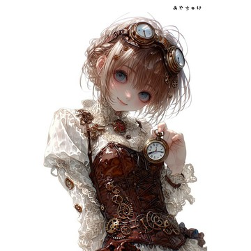 【5 月新品 5】07-124-0191 人物貼紙 蒸汽龐克風格