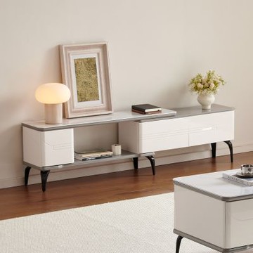 MUNA家居  赫特6.2尺玻璃伸縮電視櫃/1231   186X30X48cm