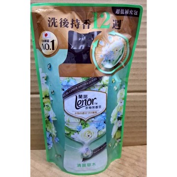 P&G蘭諾衣物芳香豆.清晨草木補充包455mL