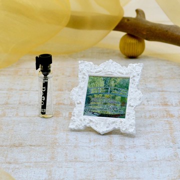 莫內睡蓮與日本橋 名畫擴香石