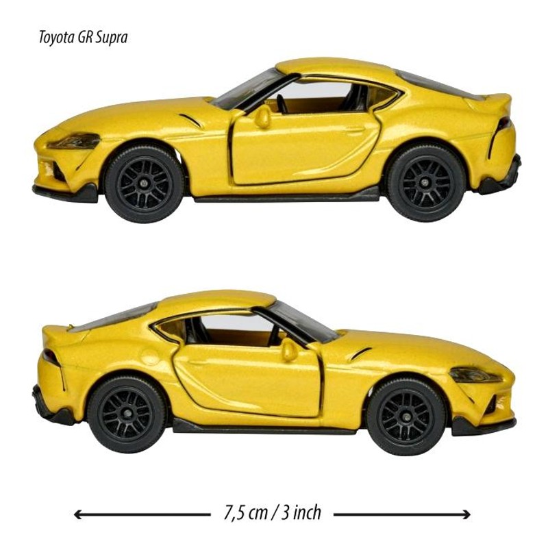 マジョレット 1/64 Premium Cars Toyota トヨタ スープラ GR Supra イエロー ミニカー ミニチュア  コレクターズカード付 212053052Q29 | LINEショッピング