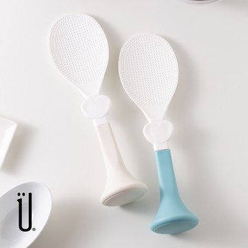 【UDiLiFE】生活大師 美廚可立式不沾黏飯匙 MIT台灣製造 直立式飯匙 不易沾黏 可站立 飯杓 耐熱飯匙