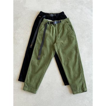 余文樂復古燈芯絨工裝休閑褲寬松直筒束腳長褲子男潮秋冬新款