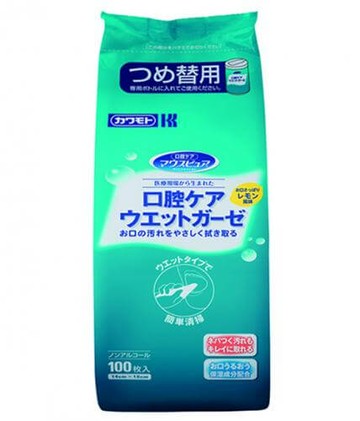 100-sheet replacement mouse Pure ® oral care wet gauze packed