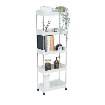 【樂嫚妮】多功能五層縫隙推車