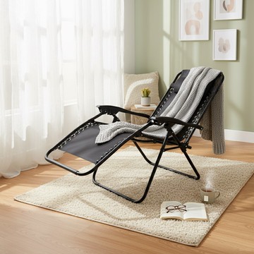 【AOTTO】無段式高承重透氣休閒躺椅(LC-001)