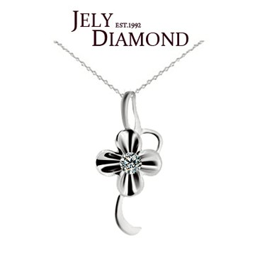 【JELY】春光綻妍0.30克拉-H&A八心八箭美鑽墜鍊