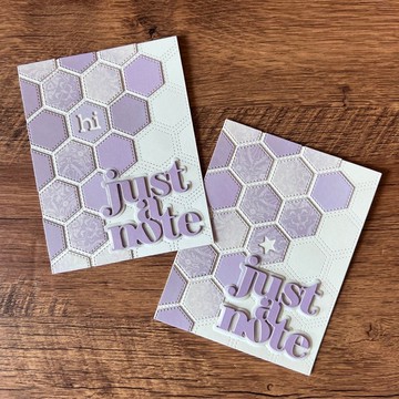 just a note 【惜物再生篇】 瓷磚拼貼 紫色 多用途卡