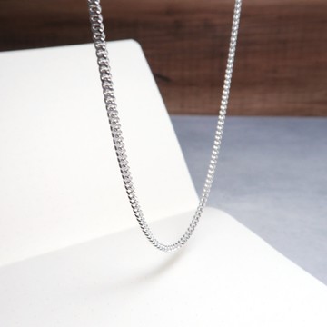 ART64 純銀 經典繩索鍊(2.4mm中鍊) 32吋 925純銀項鍊 搭配鍊 銀鍊子