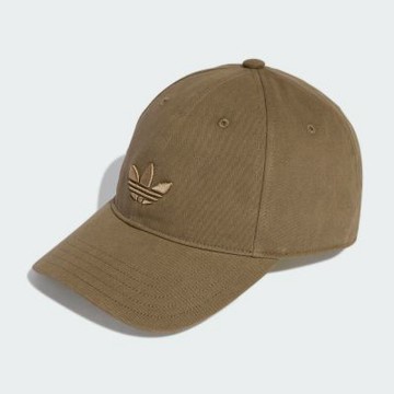 adidas 愛迪達 帽子 運動帽 棒球帽 遮陽帽 三葉草 BASEBALL CAP AC OR 咖啡 KC8037
