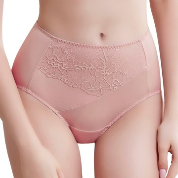 SWEAR 思薇爾 幸芙Bra系列 L-3XL 蕾絲 高腰 三角 女內褲 (知性膚)