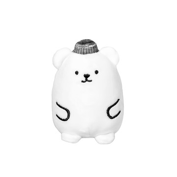 RITE 北極熊舒壓玩偶 可愛造型 柔軟絨毛 舒壓療癒 居家辦公室擺飾  北極熊 白色  1個