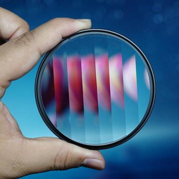 攝影前景虛化特效52-82mm線性玻璃棱鏡濾鏡單反微單相機鏡片配件