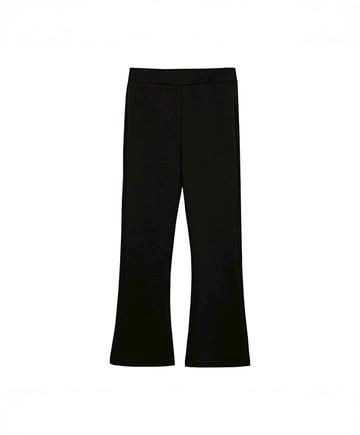 素面黑色喇叭長褲86cm