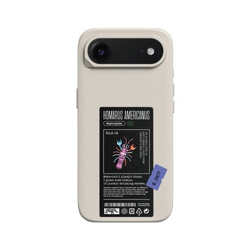 iPhone Air SolidX 貝殼灰 - Marine Debris - 玻璃瓶美洲螯龍蝦