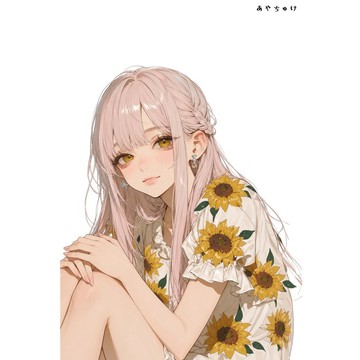 【8 月新款】07-139-0198 人物貼紙 簡約夏日女孩