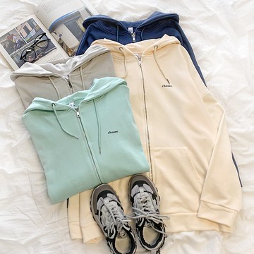 【太妮絲S184】現貨 初秋 寬鬆連帽外套 下身失蹤感 大碼 秋季外套 運動風 連帽外套