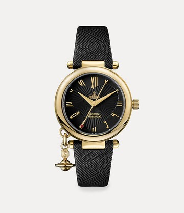 Vivienne Westwood Orb Heart Watch Stainless Steel/leather Women